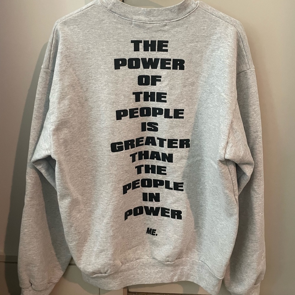 Discontinued Melody Ehsani “2020” Grey Sweater